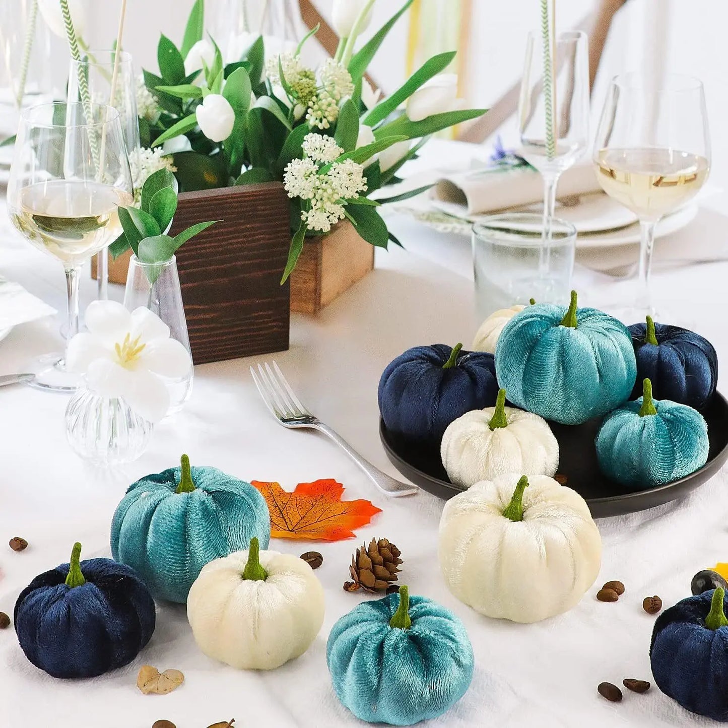 Fake Foam Pumpkin Decorations - Assorted Fall Autumn Decor