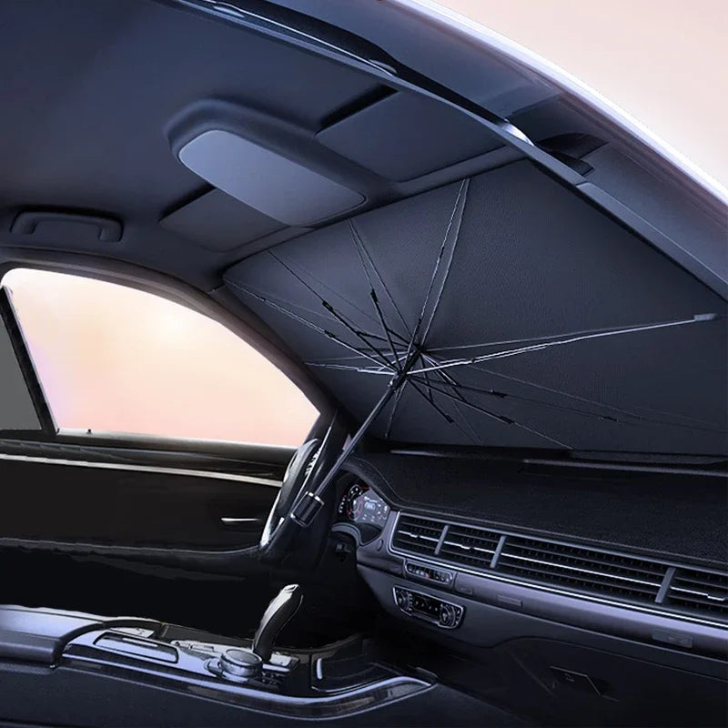 Premium Car Sunshade Umbrella - Block UV Rays, Reduce Heat