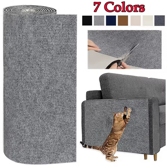 Cat Scratcher Sofa Protector - Self-Adhesive Furniture Protection Mat