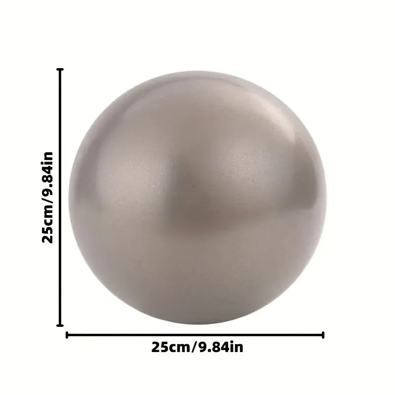 25CM Yoga Pilates Ball - Exercise Fitness Balance Ball for Core Training