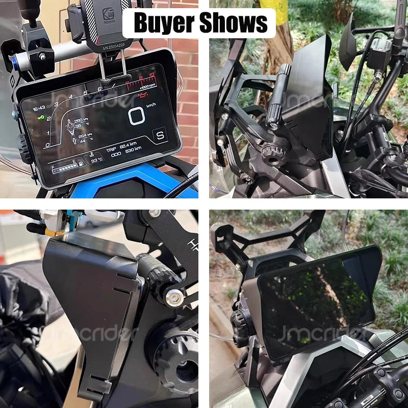 Motorcycle Instrument Screen Sun Visor Cover - Sunshade Guard