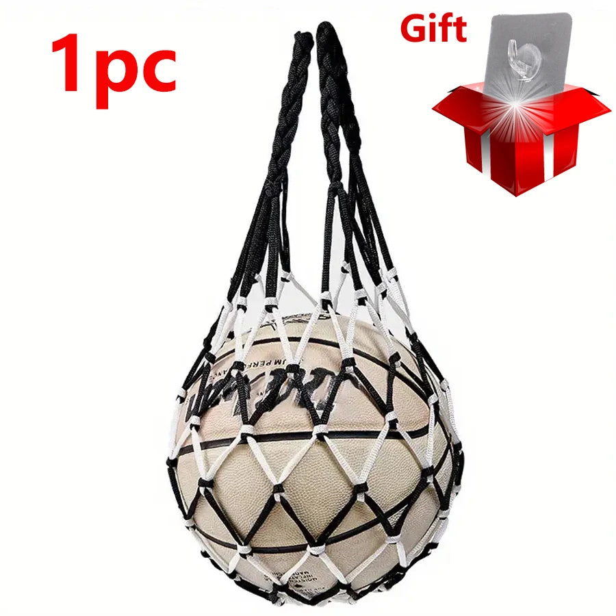 Basketball Net Bag - Durable Nylon Storage for Sports Balls