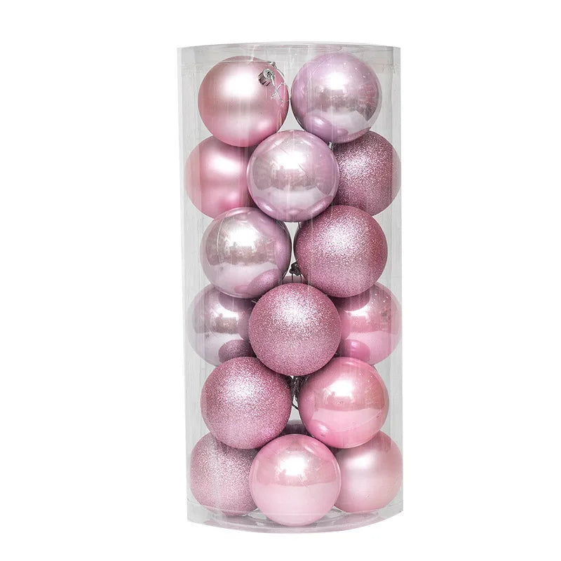 Christmas Ball Ornaments - Multicolor Electroplating Pendant Set