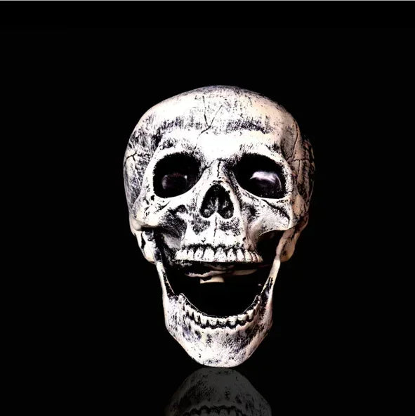 Decoración innovadora de huesos de esqueleto para Halloween: accesorio de calavera aterrador