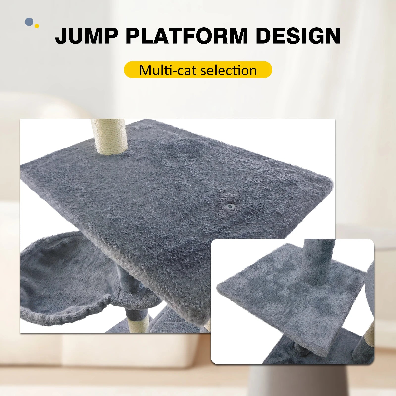 Multi-storey Cat Tree Tower - Premium Pet Accessories - Bascora