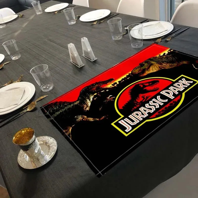 Jurassic Park Placemats - Linen Table Mats for Kids