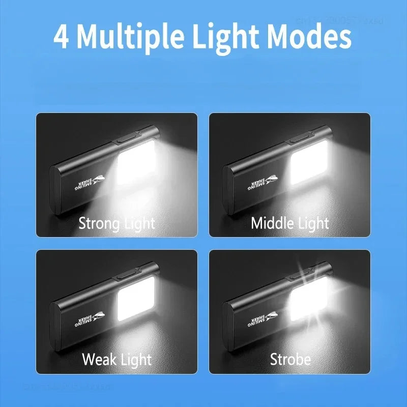 Lampe de travail LED à pince - Idéale pour la course et la randonnée