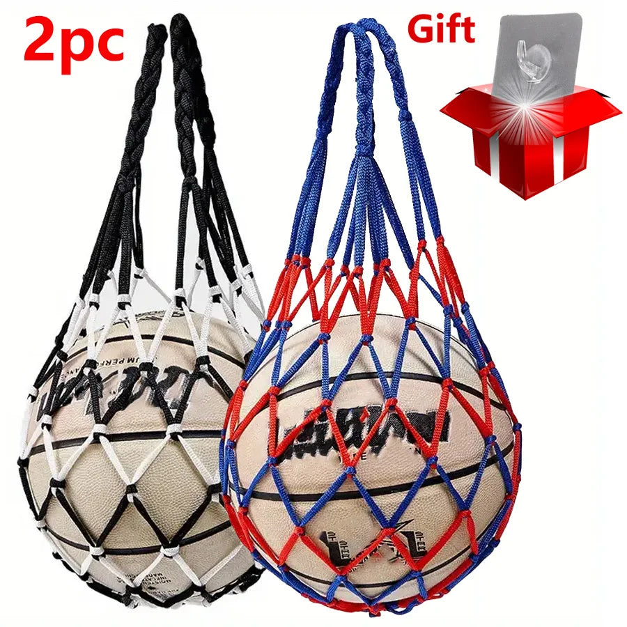 Basketball Net Bag - Durable Nylon Storage for Sports Balls
