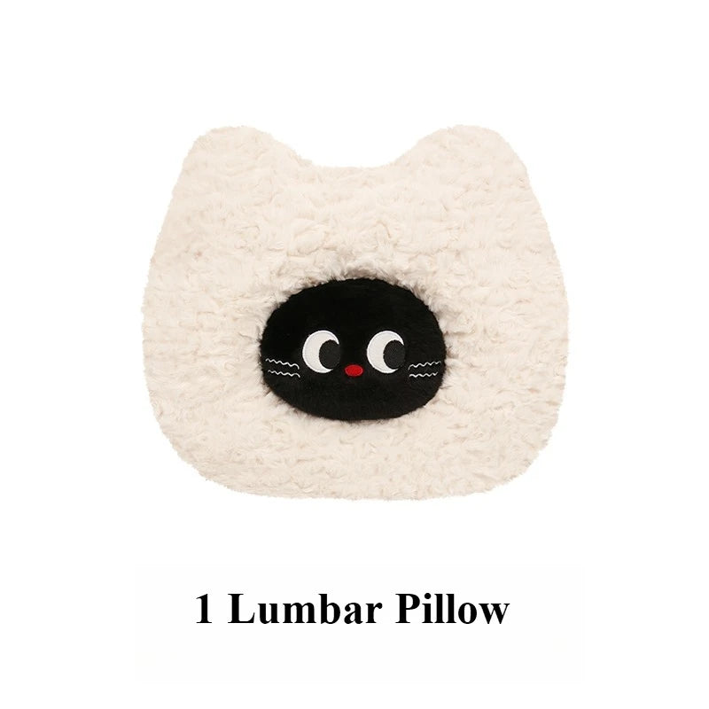 Coussin de siège auto en maille nid d'abeille pour chaton mignon