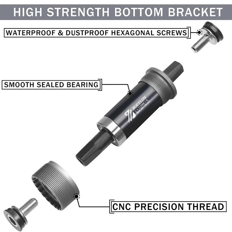 Bike Bottom Bracket - BSA BB68 Sealed Bearing Square Threaded