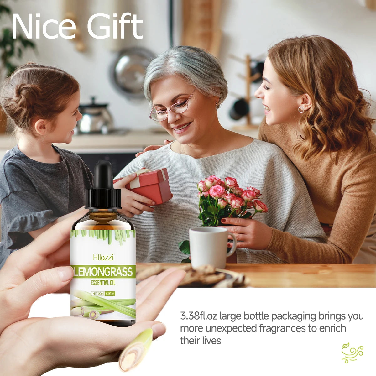 Lemongrass Essential Oil - Hair & Skin Care Massage Treatment