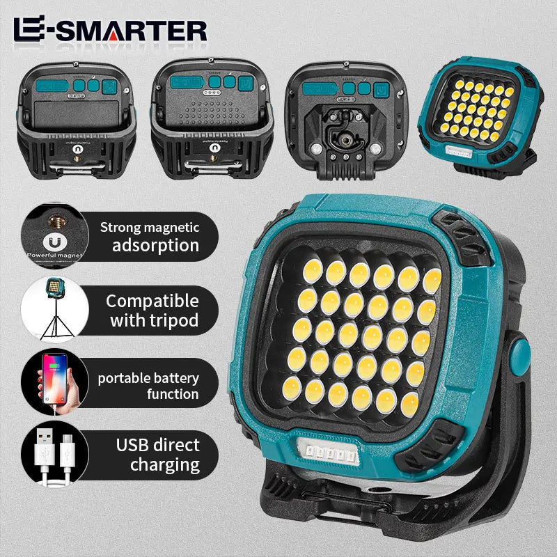 Power Bank Flashlight - 2-in-1 Portable Charger & Light