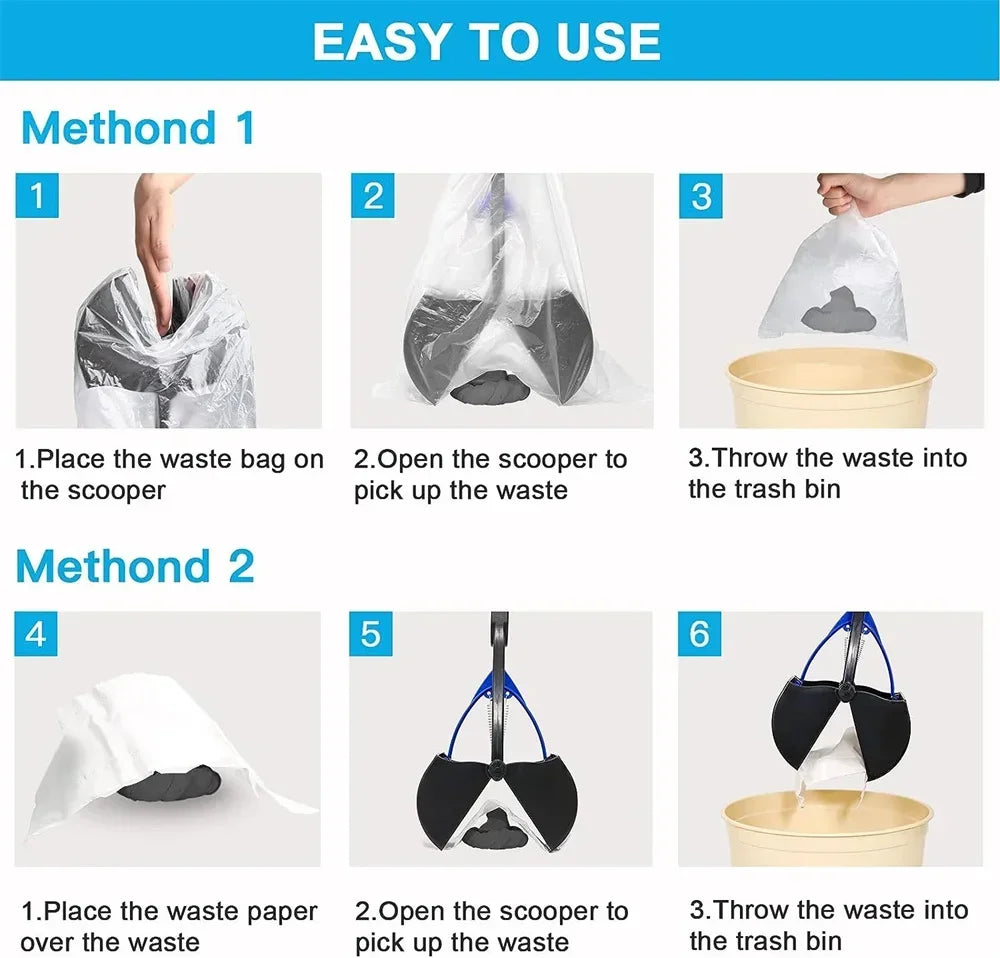 Pet Pooper Scooper - Long Handle