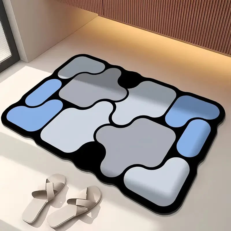 Special-Shaped Bathroom Floor Mat - Multi-Purpose Absorbent Mat