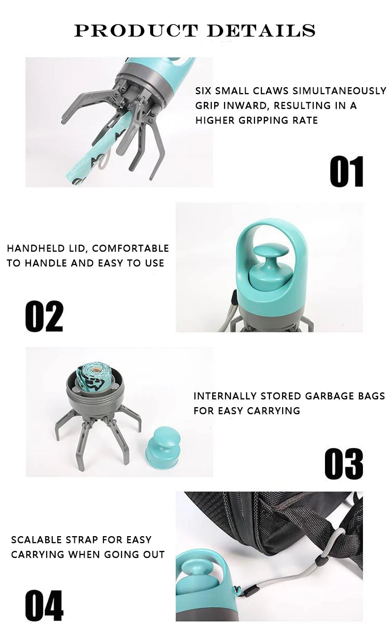Dog Pooper Scooper - Portable and Hygienic