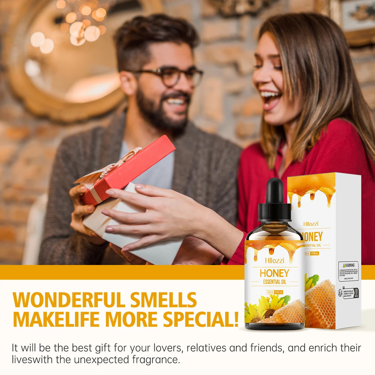 Honey Essential Oil - Hypoallergenic Skin Care & Massage Oil