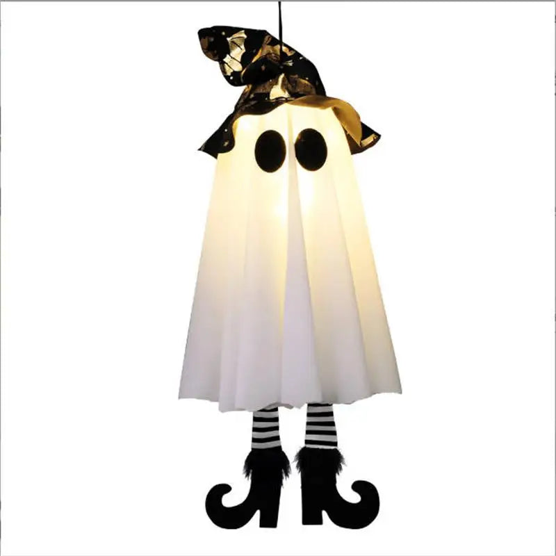 Halloween Hanging Ghost Mask Door Curtain - Haunted House Decor