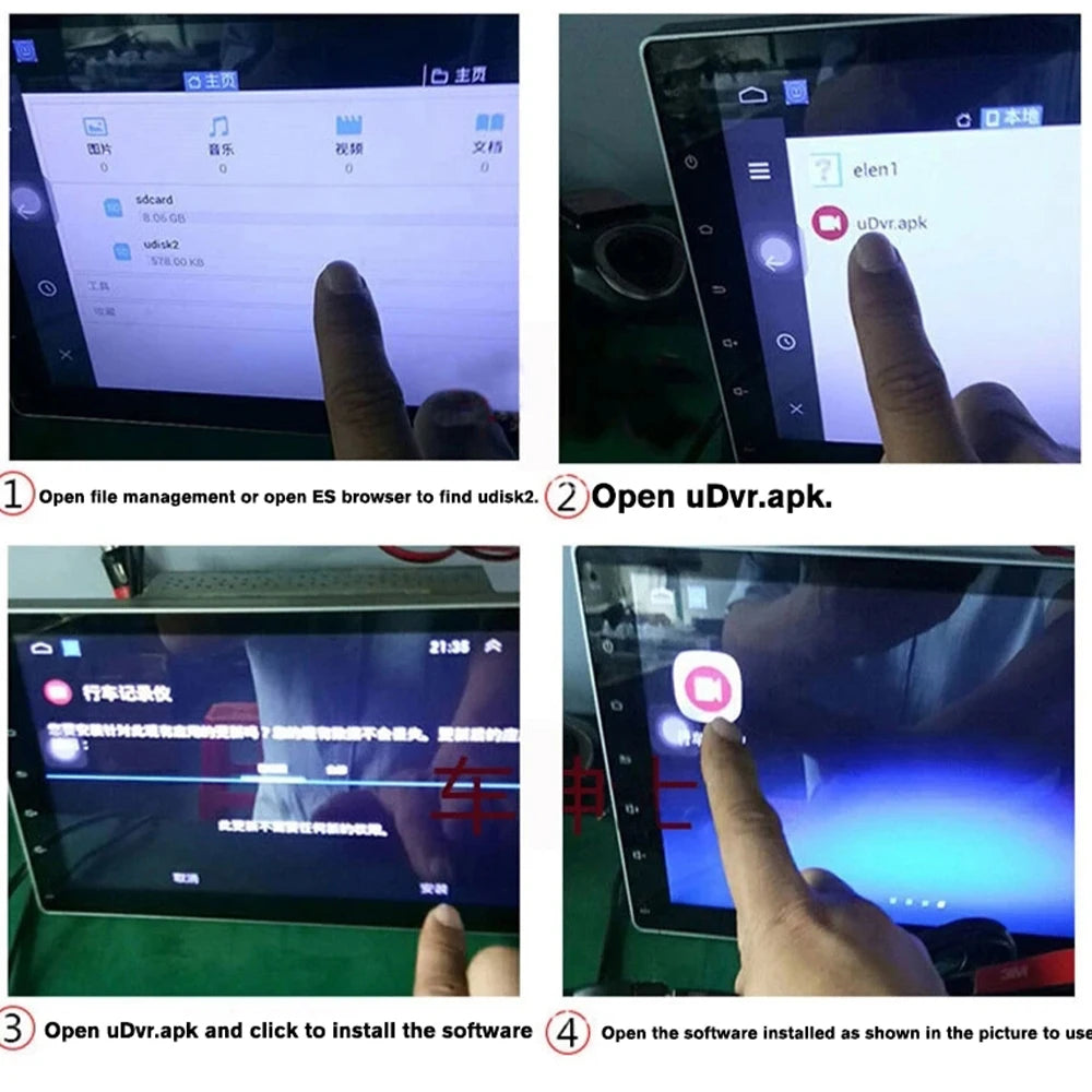 Cámara de salpicadero DVR ADAS LDWS para coche - Full HD 1080P