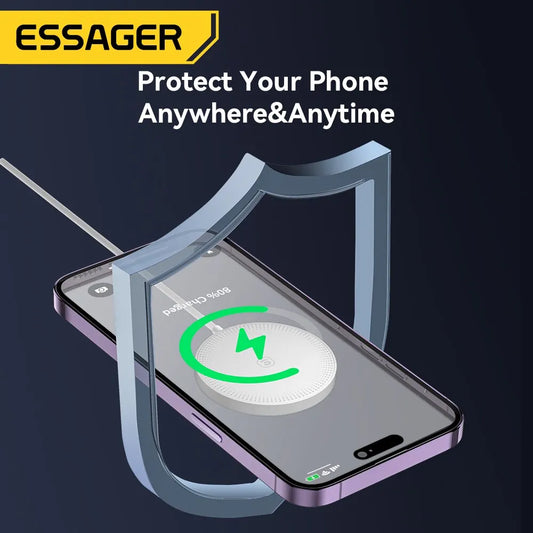 Essager 15W Magnetic Wireless Charger - Fast Charging for iPhone - Bascora