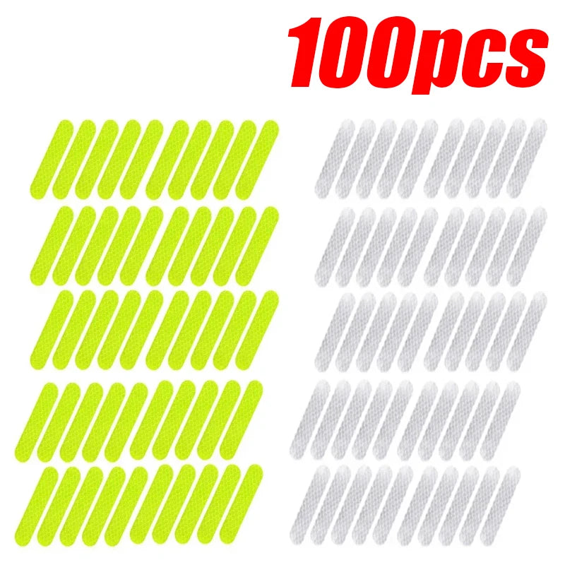 Motorcycle Helmet Warning Reflective Stickers - Night Safety Strips