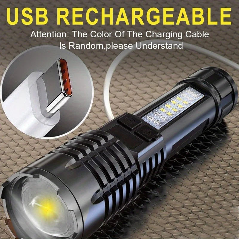 High Power LED Flashlight - Outdoor Adventure Torch