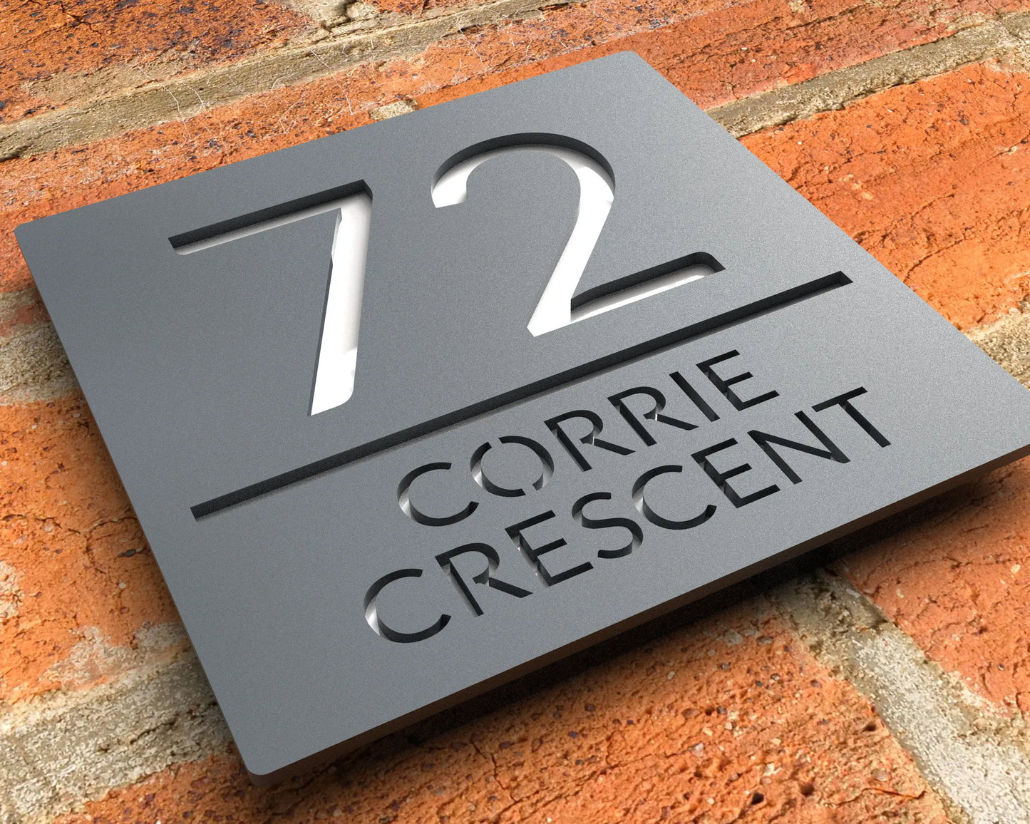 Letrero de acrílico personalizado con números de casa modernos, placa con letras 3D para puerta, dirección, calle, nombre, decoración del hogar