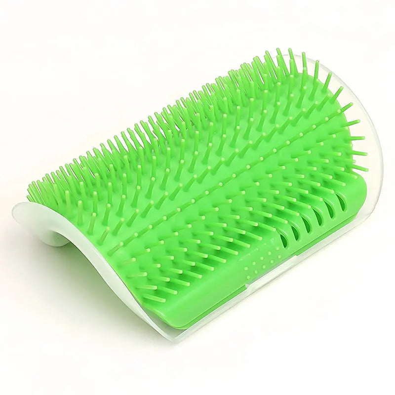 Cat Groomer Post Corner Brush