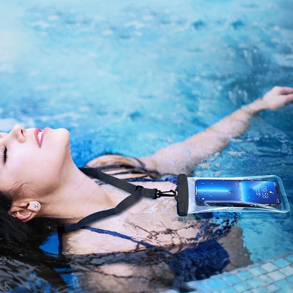 Waterproof Phone Case - Universal Underwater Pouch for Swimming
