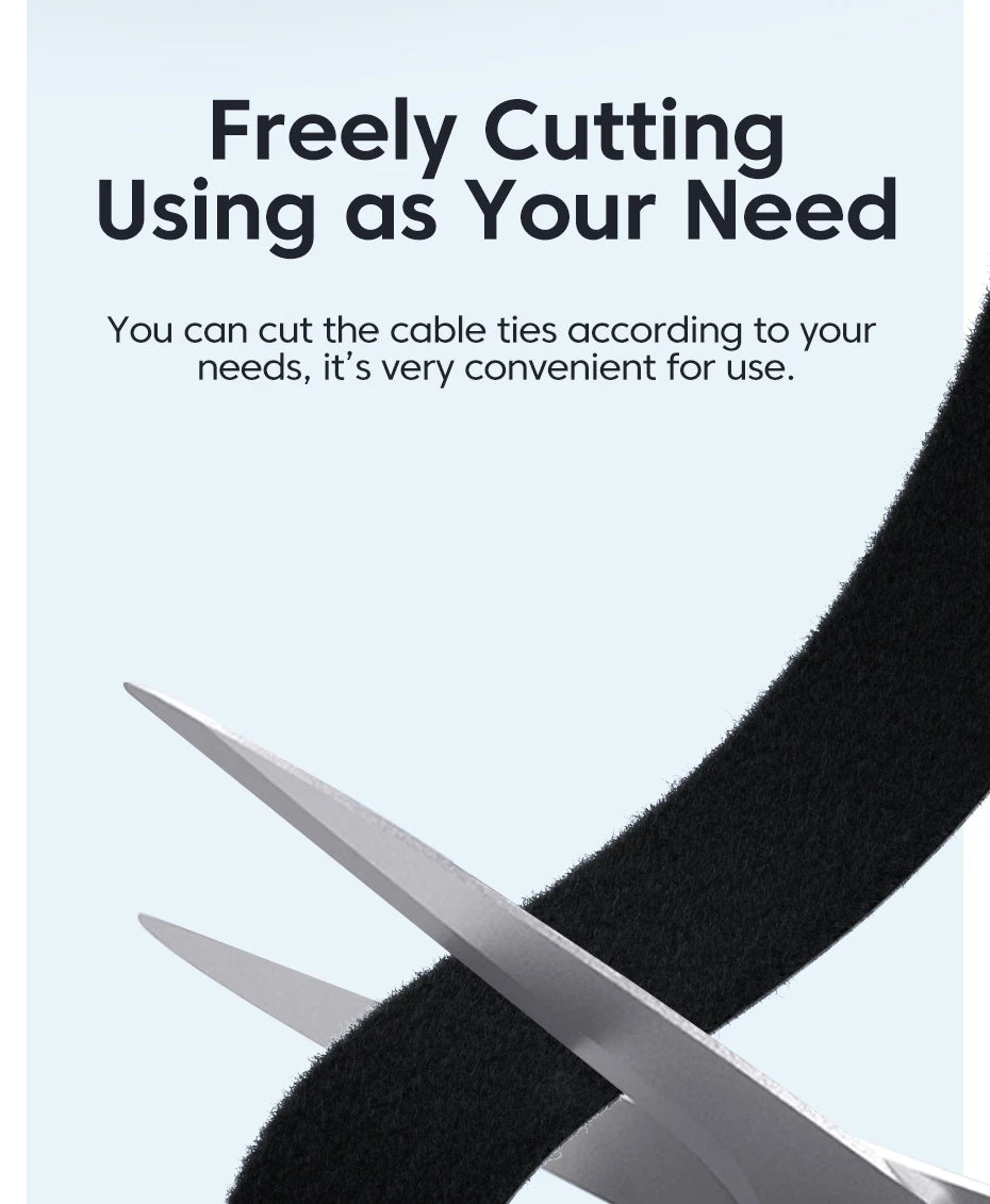 Organizador de cables - Protector de cables USB y cinta de gestión