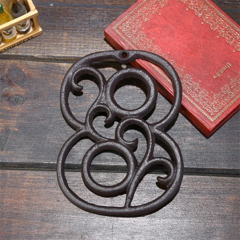 American Style Industrial Cast Iron House Numbers - Customized Address Signs