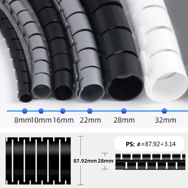 Flexible Spiral Cable Organiser