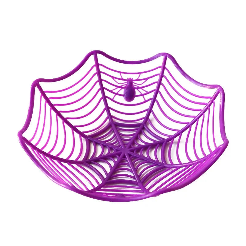 Halloween Spider Web Bowl - Candy Basket for Trick or Treat