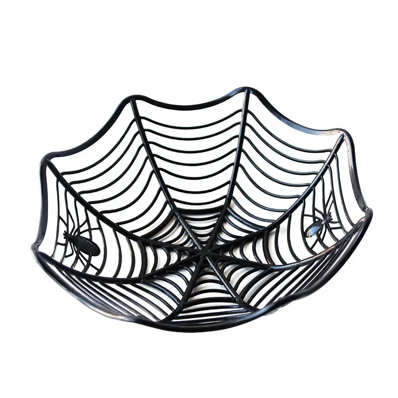 Halloween Spider Web Bowl - Candy Basket for Trick or Treat
