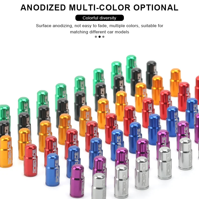 Bicycle Tire Valve Cap - Aluminum Alloy CNC Presta Valve
