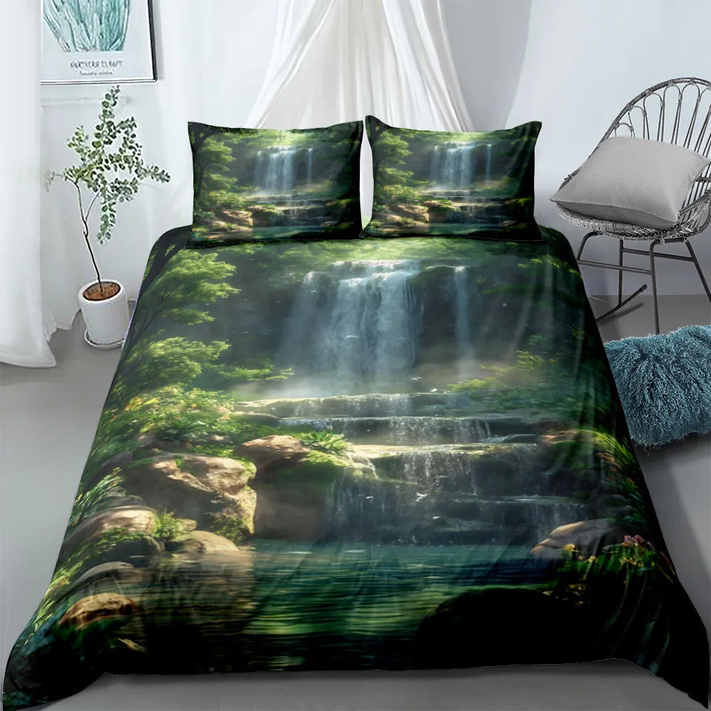 Aurora Hometown Duvet Cover Set