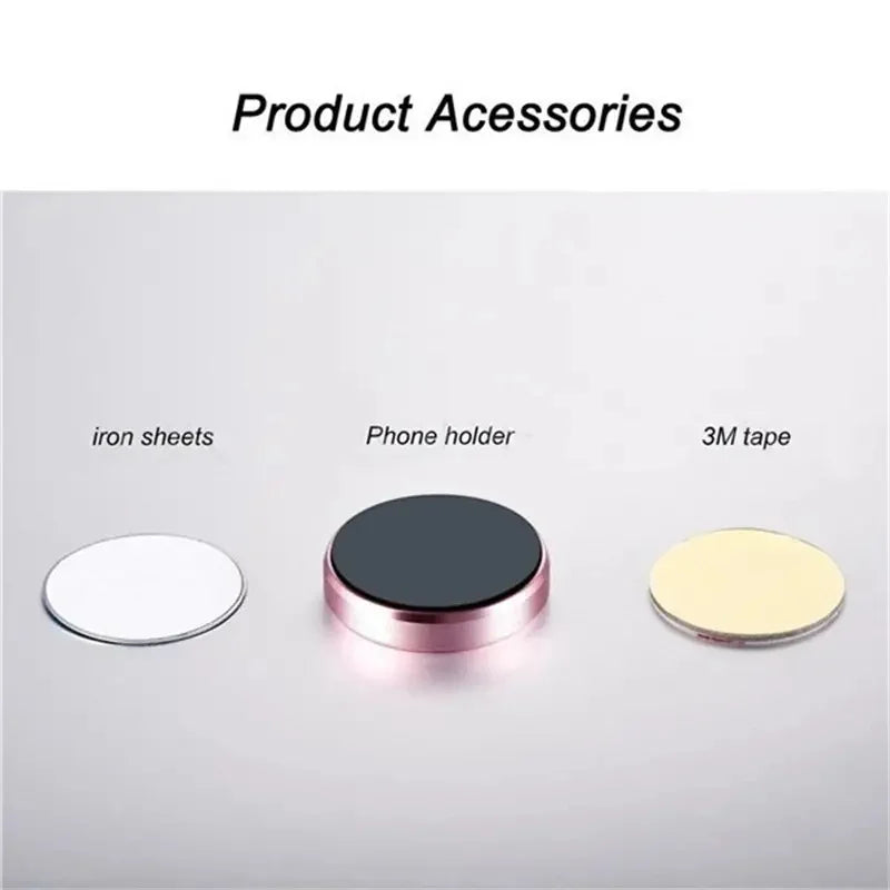 Magnetic Phone Car Holder Stand - Universal Mount Bracket Stick-on
