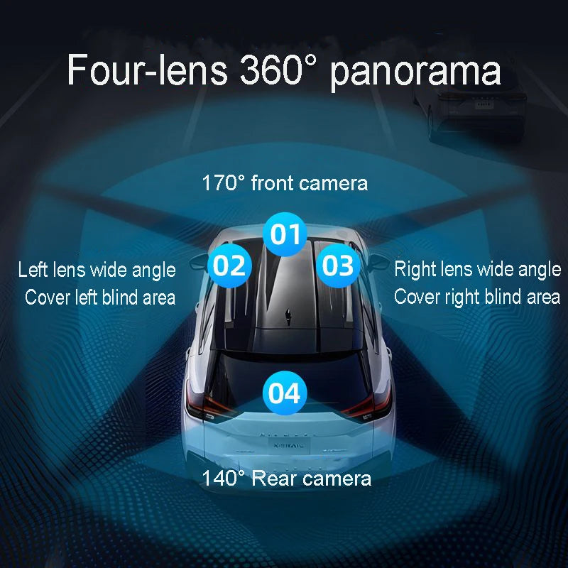 4K HD Hidden Dash Cam - Night Vision - 24/7 Monitor