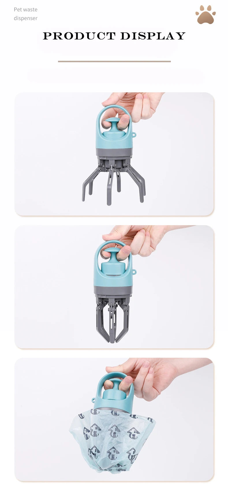 Dog Pooper Scooper - Portable and Hygienic