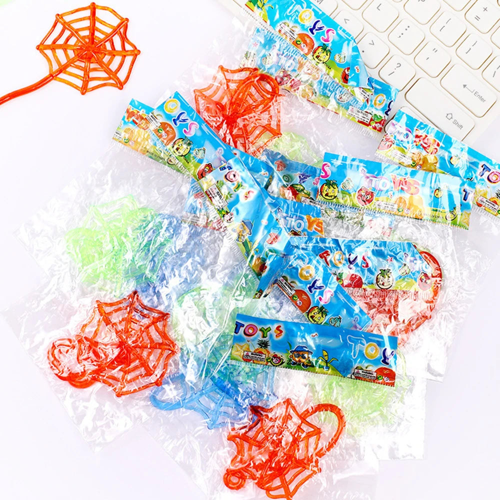 Stretchable Climbing Spider Web Toys - Halloween Party Favors