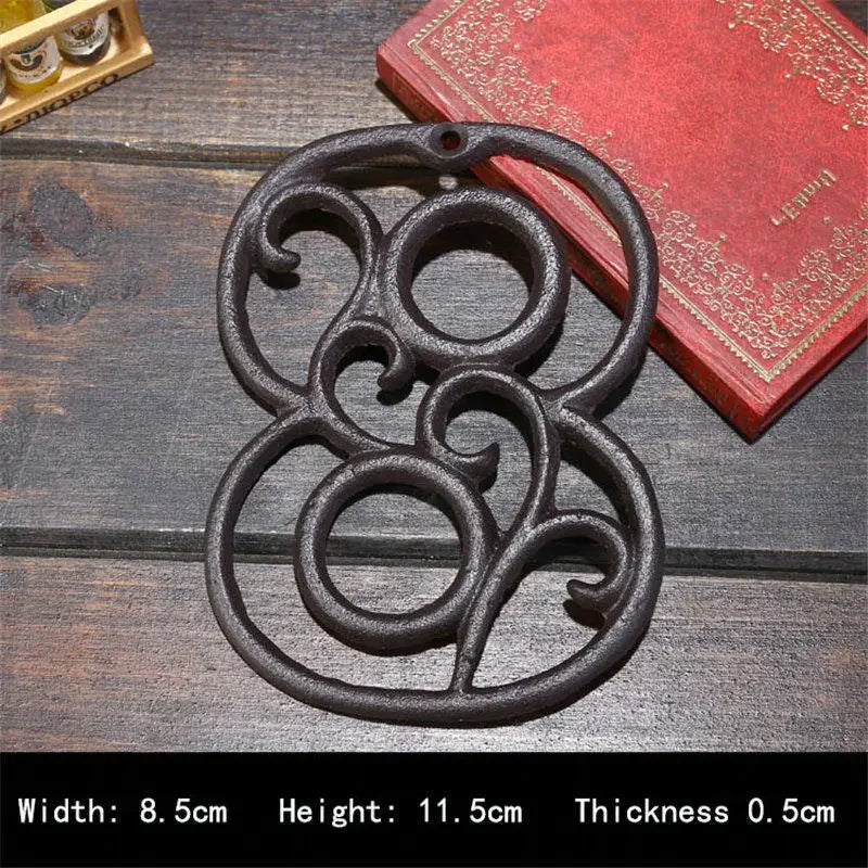 American Style Industrial Cast Iron House Numbers - Customized Address Signs