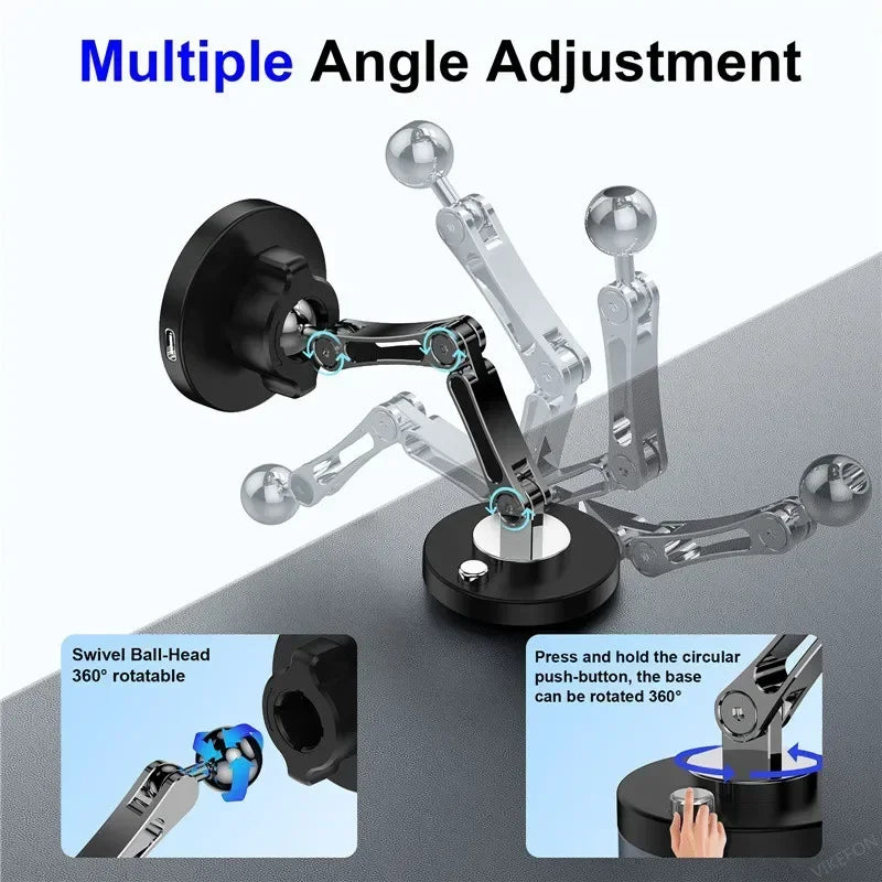 Magnetic Car Wireless Charger Stand - iPhone 15/14/13/12 Mount