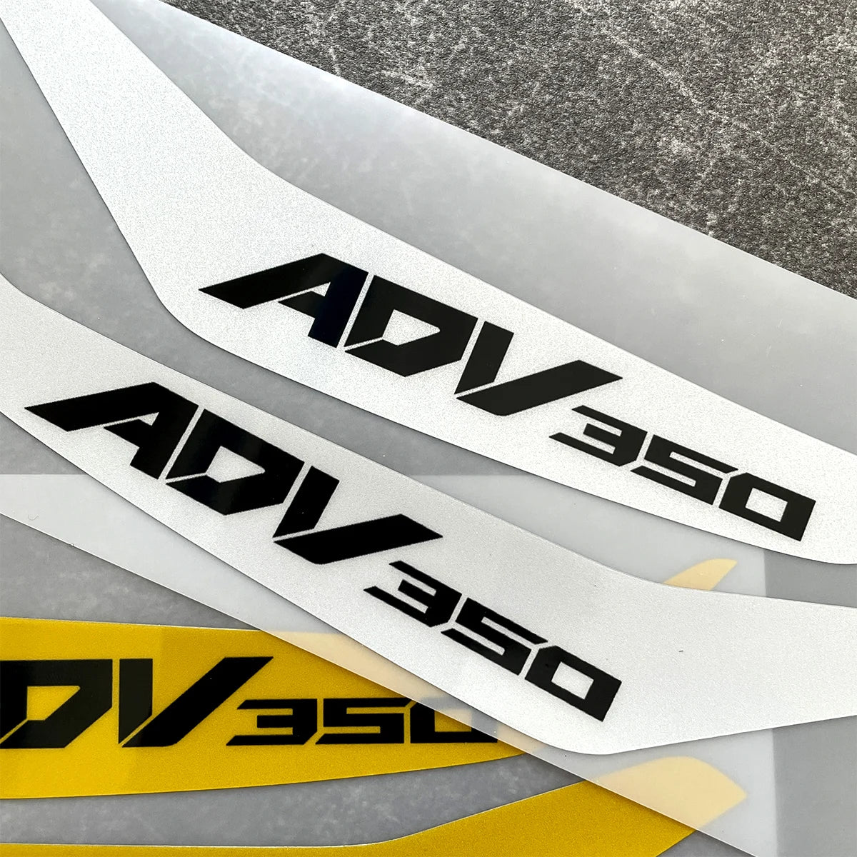 Motorcycle Handlebar Handguard Reflective Sticker - Custom Vinyl Decal