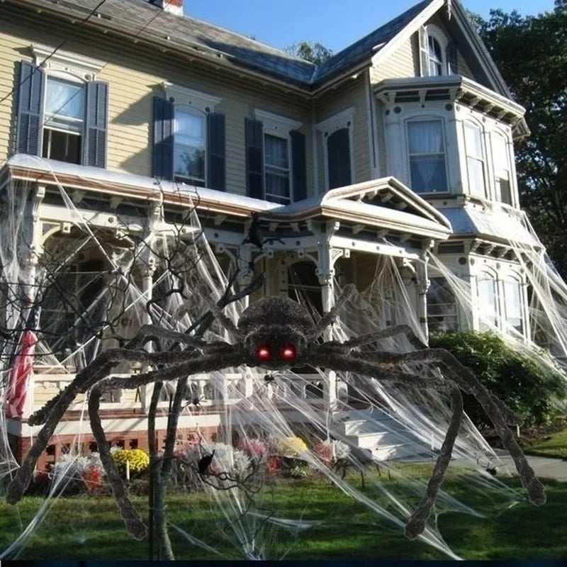 Halloween Giant Black Spider - Haunted House Decoration