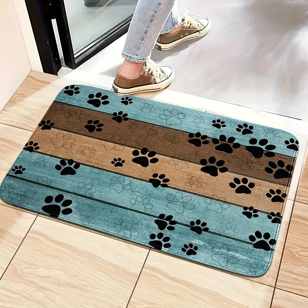 Cute Cartoon Cat & Dog Carpet - Welcome Doormat for Home