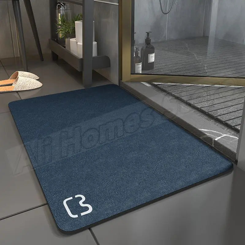 Double-Sided Diatomaceous Earth Bath Mat 40x60cm - Super Absorbent