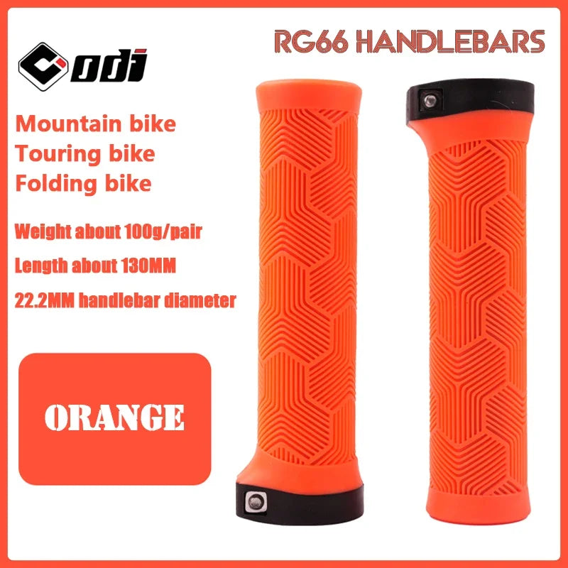 Rubber Bicycle Grips - Ergonomic MTB Handlebar Grips