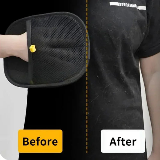 Pet Hair Removal Gloves - Static-Free Grooming & Cleaning Tool
