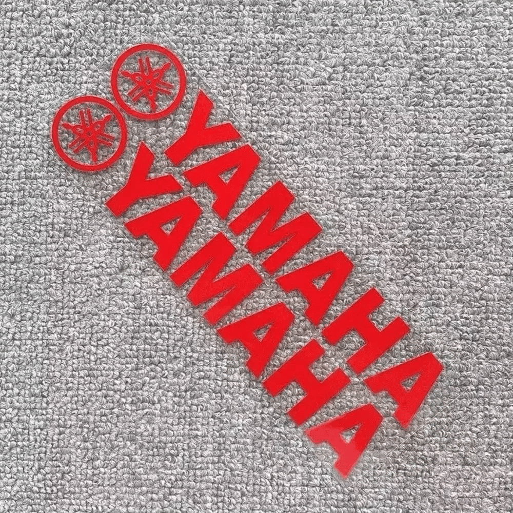 Motorcycle Reflective Laser Letter Stickers - Body Decoration Decals