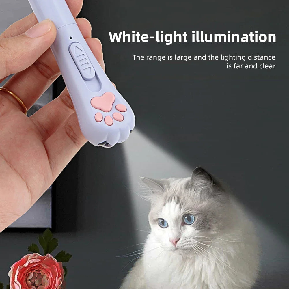 3-in-1 Cat Laser Toy - Interactive USB Rechargeable