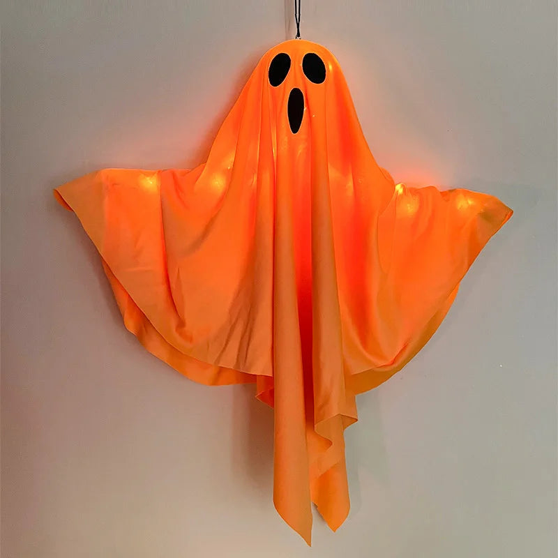 Halloween Ghost LED Light - Hanging Horror Prop Decoration